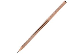 FABER-CASTELL GRIP 2001 HB PENCIL NATURAL BLACK